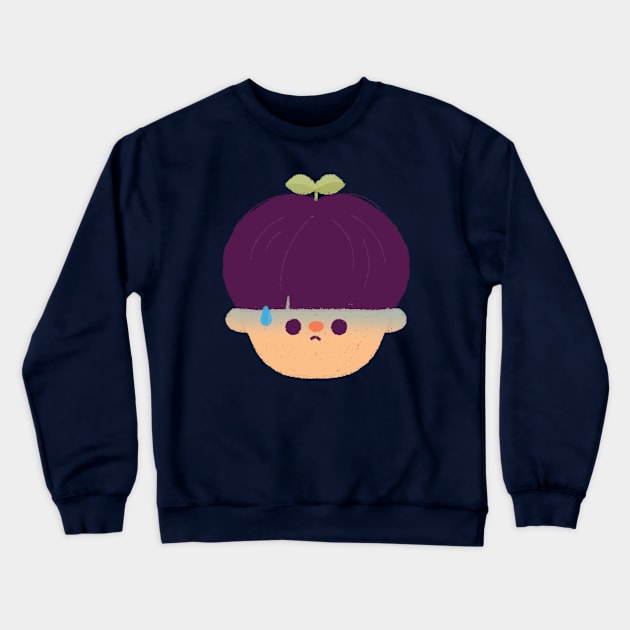 Sad Plant Boy Crewneck Sweatshirt by theladyernestember